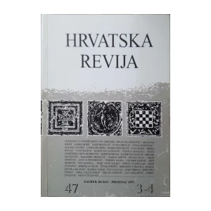 Hrvatska revija: God. XLVII, svezak 3-4/1997