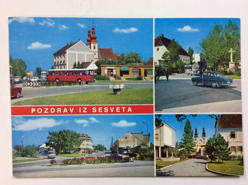 SESVETE STARA RAZGLEDNICA ZNAMENITOSTI 1976.