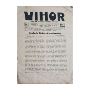 Vihor: God. I, broj 8/1914
