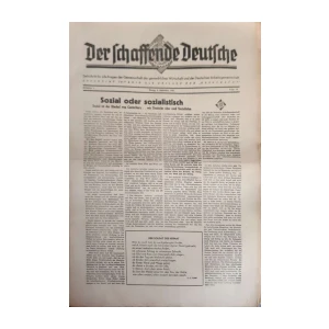 Der schaffende Deutsche: God. I, broj 18/1943