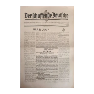 Der schaffende Deutsche: God. I, broj 20/1943