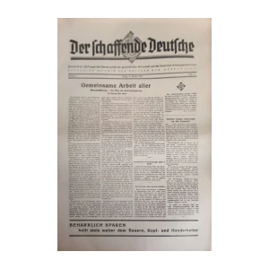 Der schaffende Deutsche: God. I, broj 21/1943