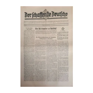 Der schaffende Deutsche: God. I, broj 8/1943