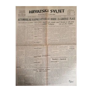 Hrvatski Svijet: God. XLVII, broj 11977/1955