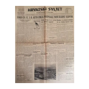 Hrvatski Svijet: God. XLVII, broj 12001/1955