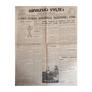 Hrvatski Svijet: God. XLVII, broj 12016/1955