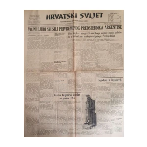 Hrvatski Svijet: God. XLVII, broj 12042/1955