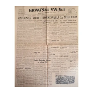 Hrvatski Svijet: God. XLVII, broj 12043/1955