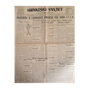 Hrvatski Svijet: God. XLVII, broj 12046/1955