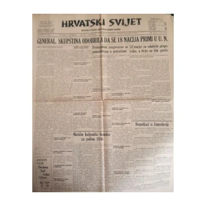 Hrvatski Svijet: God. XLVII, broj 12048/1955