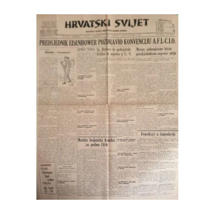 Hrvatski Svijet: God. XLVII, broj 12047/1955