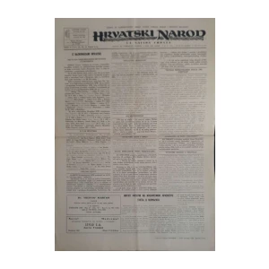 Hrvatski narod: God. IX, broj 104/1974
