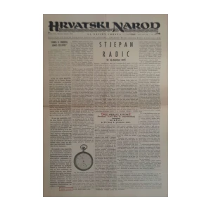 Hrvatski narod: God. IX, broj 106/1974