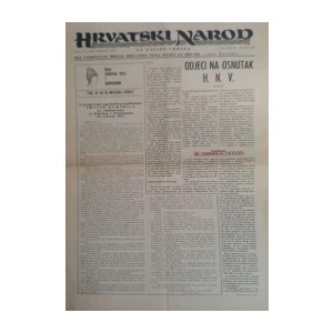 Hrvatski narod: God. IX, broj 107/1974