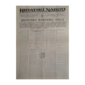 Hrvatski narod: God. IX, broj 100/1974