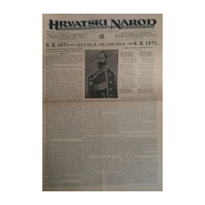 Hrvatski narod: God. VI, broj 73/1971