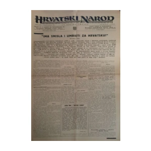 Hrvatski narod: God. III, broj 38/1968
