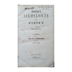 F. J. Smetane: Počela siloslovja ili fizike za niže gimnazije
