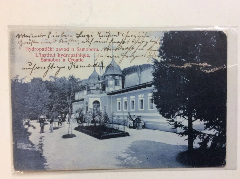 SAMOBOR STARA RAZGLEDNICA HIDROPATIČKI ZAVOD PRIJE 1918.