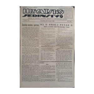 Hrvatsko jedinstvo: God. IV, broj 181/1941