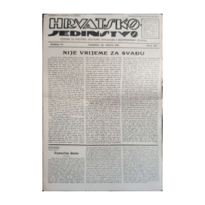 Hrvatsko jedinstvo: God. IV, broj 76/1941