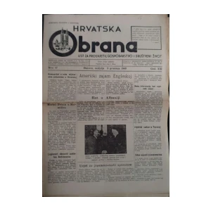 Hrvatska Obrana: God. XXI, bro 47/1940