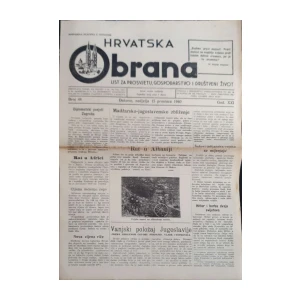 Hrvatska Obrana: God. XXI, bro 48/1940