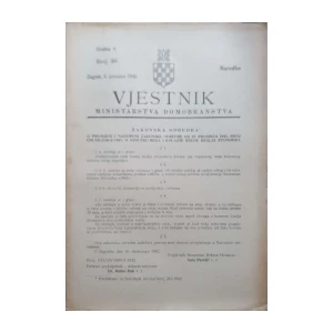 Vjestnik Ministarstva oružanih snaga: God. II, broj 50/1942