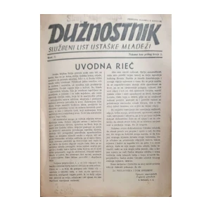 Dužnostnik: God. II, broj 3/1942