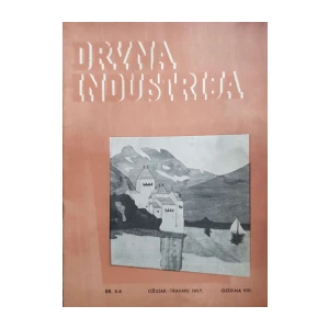 Drvna industrija: God. VIII, broj 3-4/1957