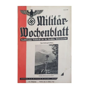 Militär-Wochenblatt: Broj 37/1941