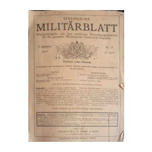 Streffleurs Militärblatt: broj 16/1916