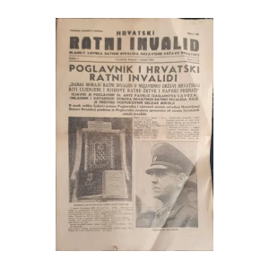 Hrvatski ratni invalid: God. I, broj 7-8/1941