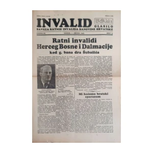 Invalid: God. III, broj 3/1941