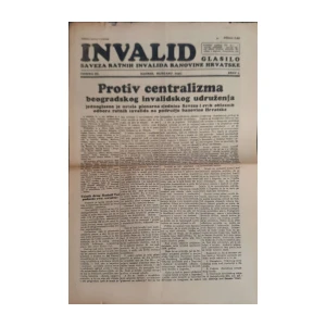 Invalid: God. III, broj 1/1941