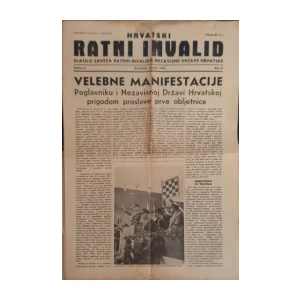 Hrvatski ratni invalid: God. II, broj 4/1942