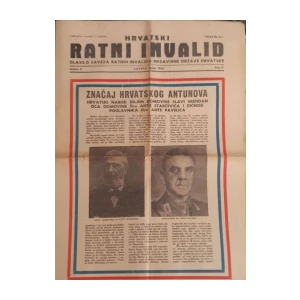 Hrvatski ratni invalid: God. II, broj 6/1942