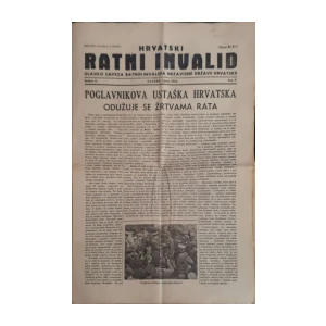 Hrvatski ratni invalid: God. II, broj 7/1942
