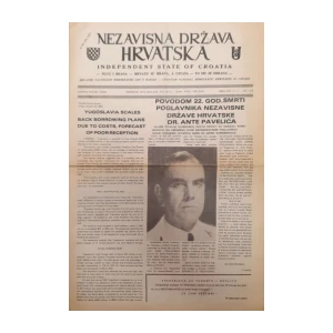 Nezavisna Država Hrvatska: God. XXIII, broj 1-2/1982