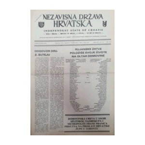 Nezavisna Država Hrvatska: God. XXIV, broj 10-11/1985