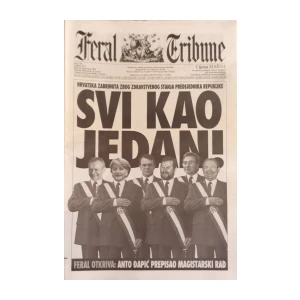 Feral Tribune: God. XVI, broj 738/1999