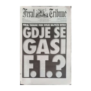 Feral Tribune: God. XVI, broj 696/1999