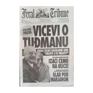 Feral Tribune: God. XVI, broj 699/1999