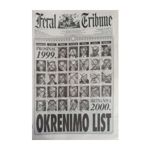 Feral Tribune: God. XVII, broj 746/2000