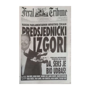 Feral Tribune: God. XVII, broj 747/2000
