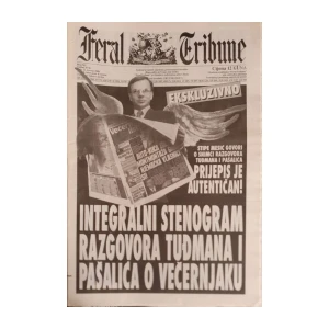 Feral Tribune: God. XVII, broj 762/2000