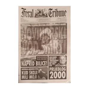 Feral Tribune: God. XVII, broj 769/2000