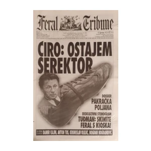Feral Tribune: God. XVII, broj 787/2000