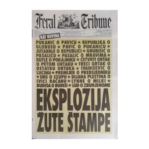 Feral Tribune: God. XVII, broj 795/2000