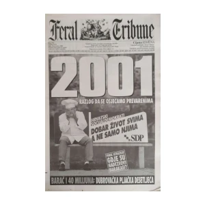 Feral Tribune: God. XVII, broj 798/2000
